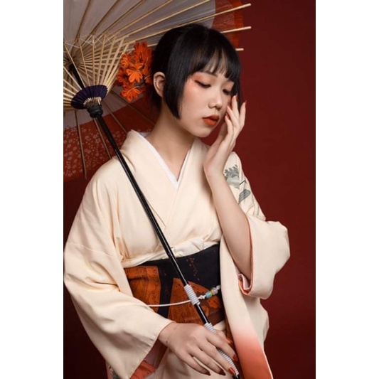 Trâm cài Kanzashi lá Phong Momiji- phụ kiện Phong cách Nhật Bản