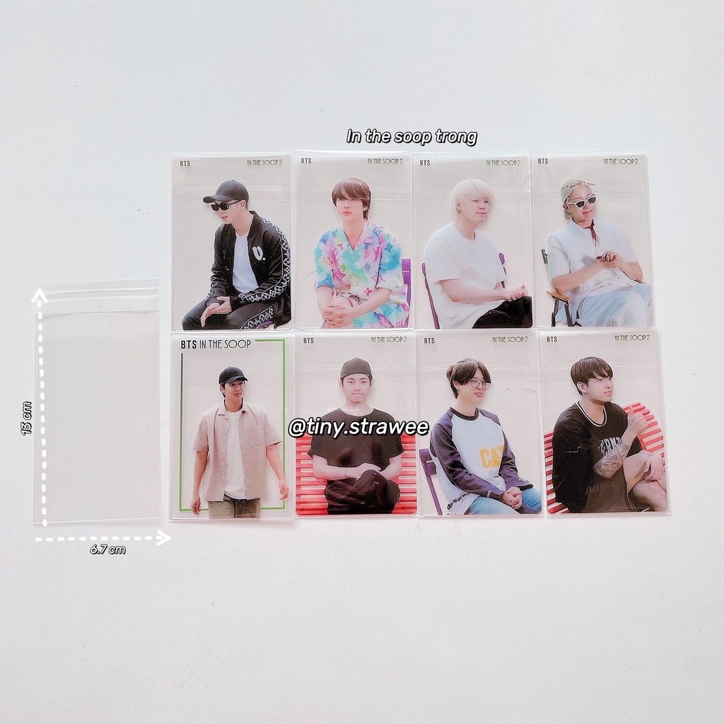 Miếng bọc card - Sleeve size to Pc Proof/ Photo live/ Pola | Tiny Strawee