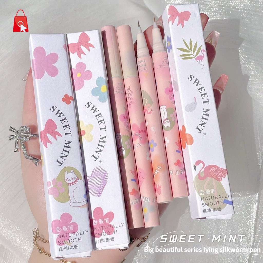 Sweet mint Bút Kẻ Mắt Dạng Lỏng Làm Sáng Và Phác Thảo Nhanh Chống Nước Không Lem