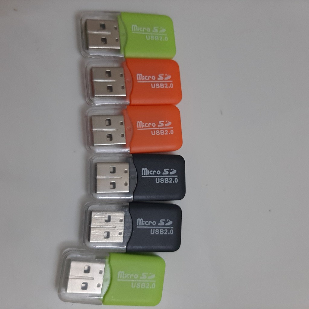 Đầu đọc thẻ nhớ cổng USB 2.0 Microsd   Tf chất lượng cao