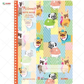 Vở kẻ ngang klong b5 lò xo đơn 120tr 58/90 winner; ms: 561h