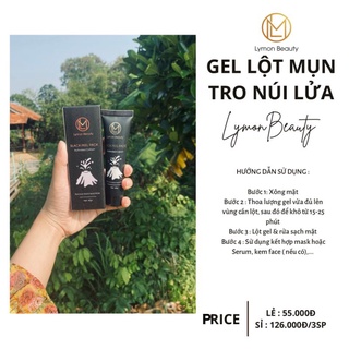 Gel lột mụn tro núi lửa