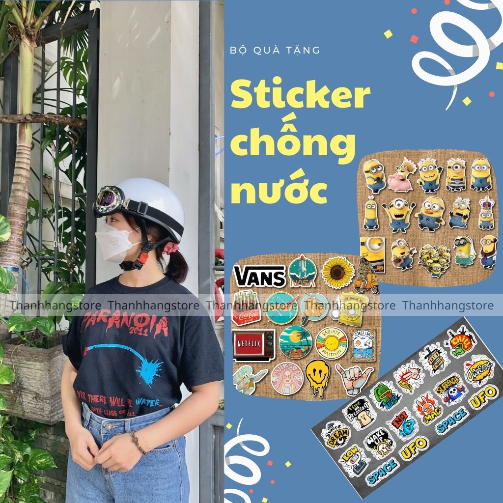 Mũ bảo hiểm nửa đầu SRT phi công, lồng ép thoáng khí, khóa đỏ - tặng sticker