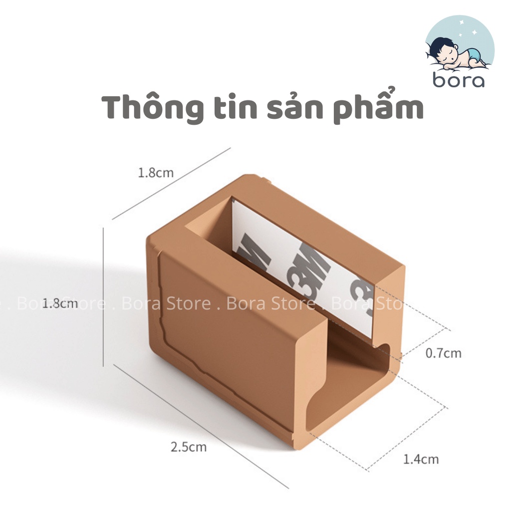 Miếng bọc góc tay cầm silicon chống va đập cho bé