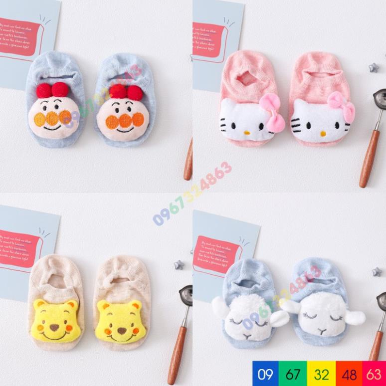 Tất sơ sinh hình thú cho bé siêu đáng yêu
