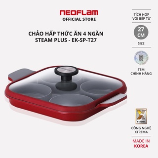 Chảo hấp thức ăn Neoflam 4 ngăn Steam Plus - EK-SP-T27