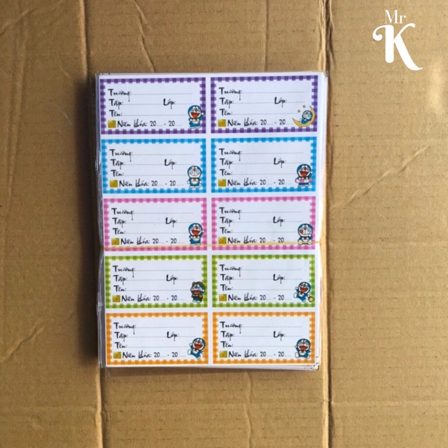 XẤP 500 Ô NHÃN VỞ SIZE NHỎ