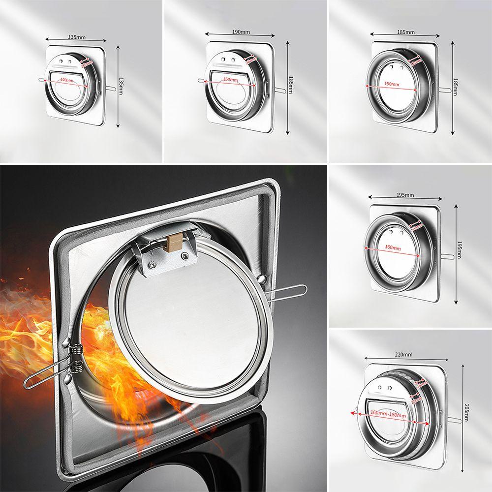 Van Kiểm Tra Ống Thông Gió Hình Tròn Tiện Dụng Cho Nhà Bếp