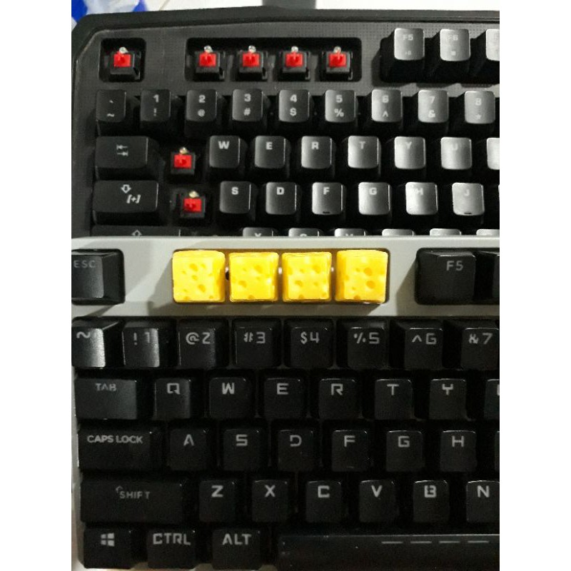 Keycap cheese clone trang trí bàn phím cơ gaming. | BigBuy360 - bigbuy360.vn