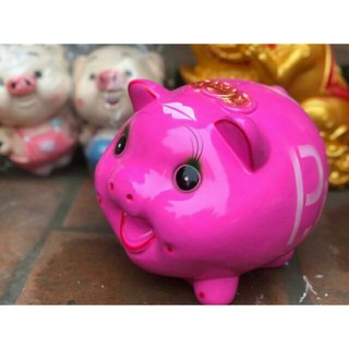 lợn đất heo đất tiết kiệm đáng yêu, lợn cười