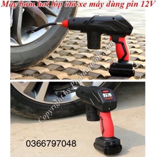 Máy bơm hơi cầm tay 12v tối đa 5kg