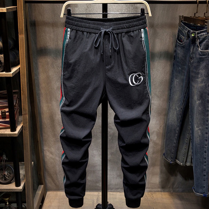 Quần thể thao dài in logo thoải mái thời trang mùa thu mới phổ biến cho nam