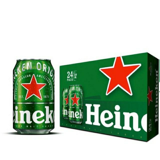 BIA HEINEKEN THÙNG 24LON X 330ML