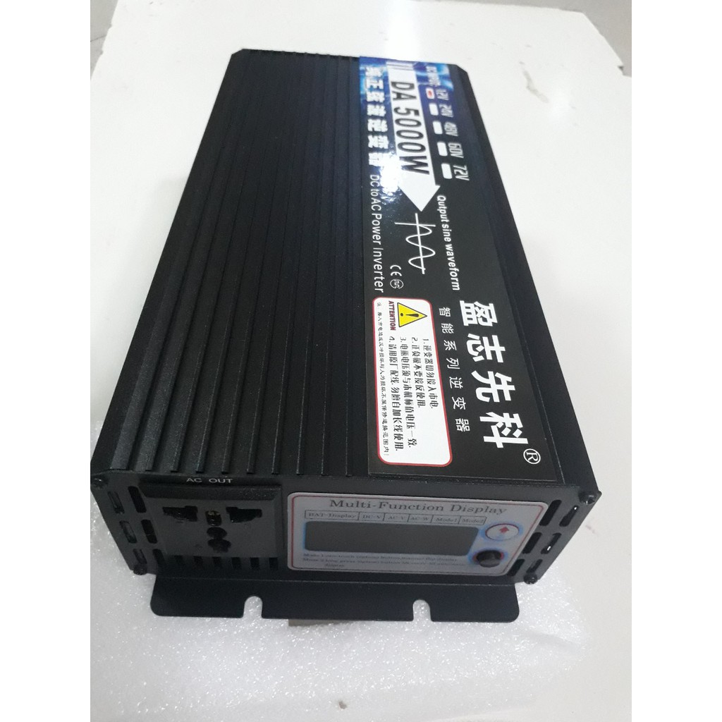 Bộ đổi nguồn inverter 12v lên 220v 5000W Sóng Sin chuẩn-INVERTER 12v 5000W