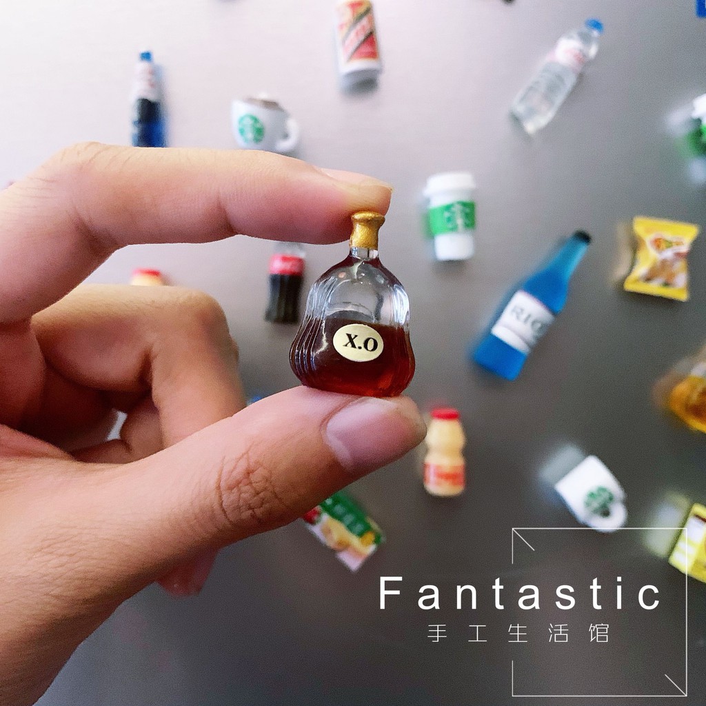 Mô hình chai X.O mini dùng để trang trí hoặc làm đồ handmade - charm DIY
