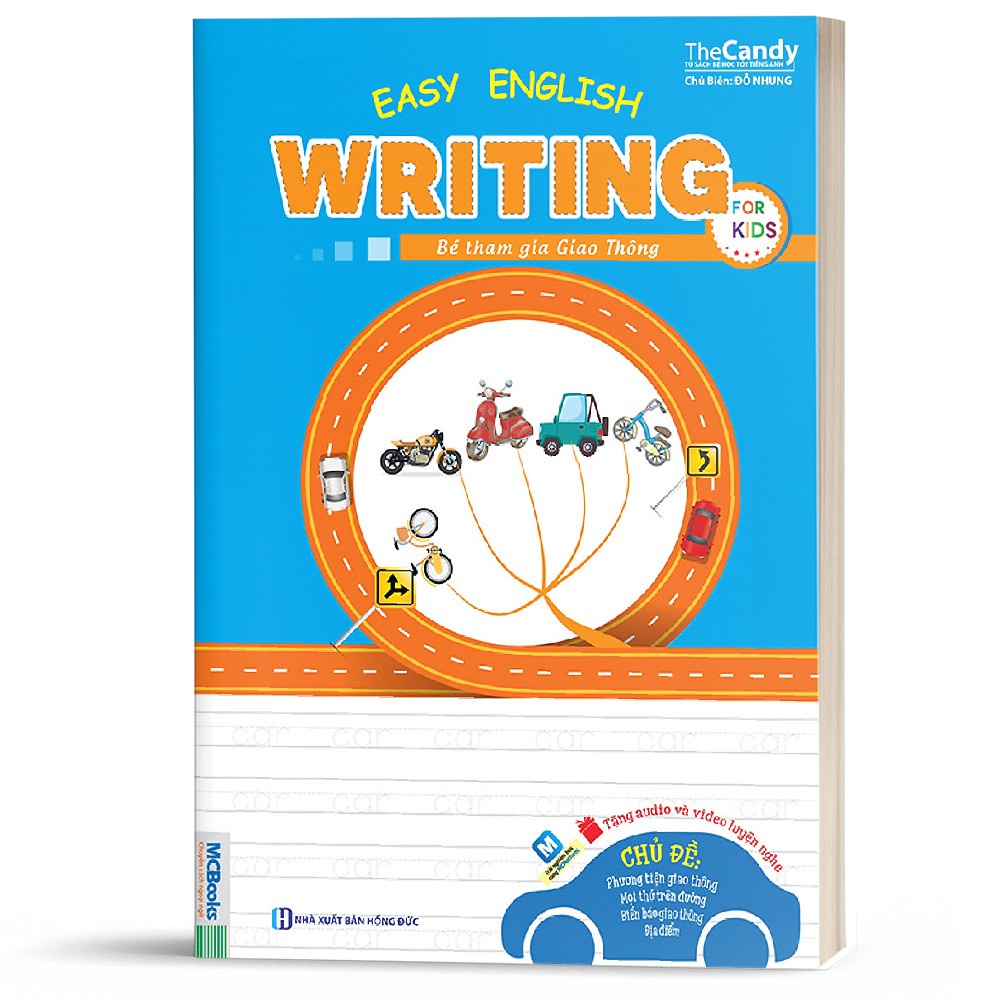 Sách Easy English Writing For Kids Bé Tham Gia Giao Thông MCFO8782