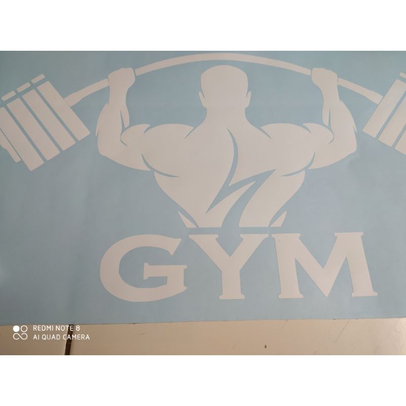 Miếng Dán Trang Trí Xe Hơi Tập Gym 1 Độc Đáo