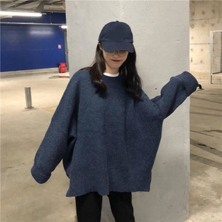 Áo len trơn form rộng Hàn Quốc