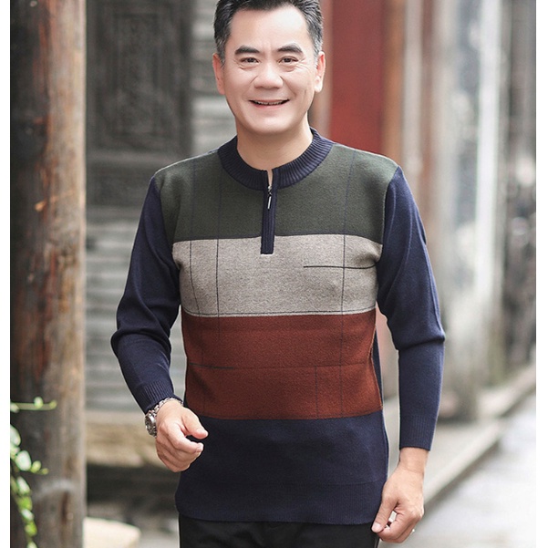 Áo len ấm cho người trung niên nam