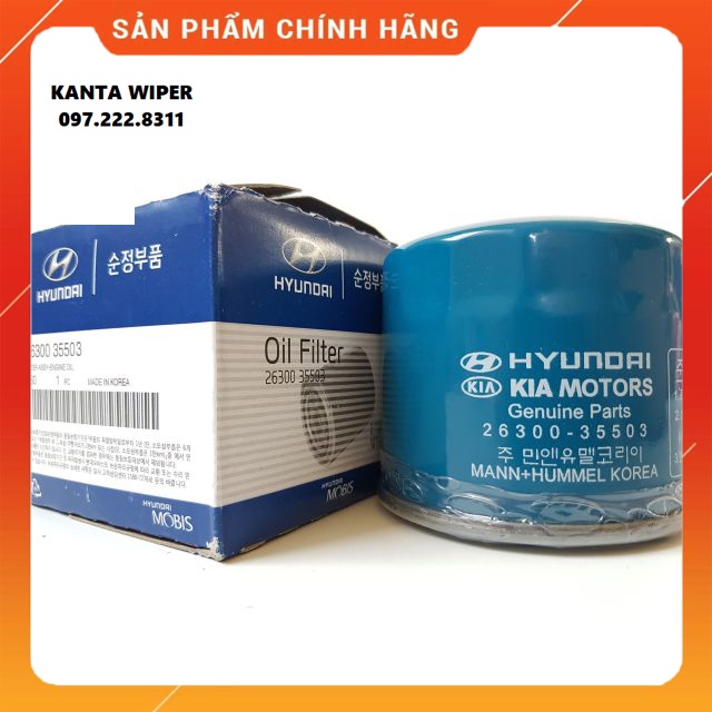 [GIÁ TỐT] - Lọc nhớt, lọc dầu động cơ xe K3, Cerato, Elantra, Avante, Tucson, Rio.....(Mã:2630035503/04/05)