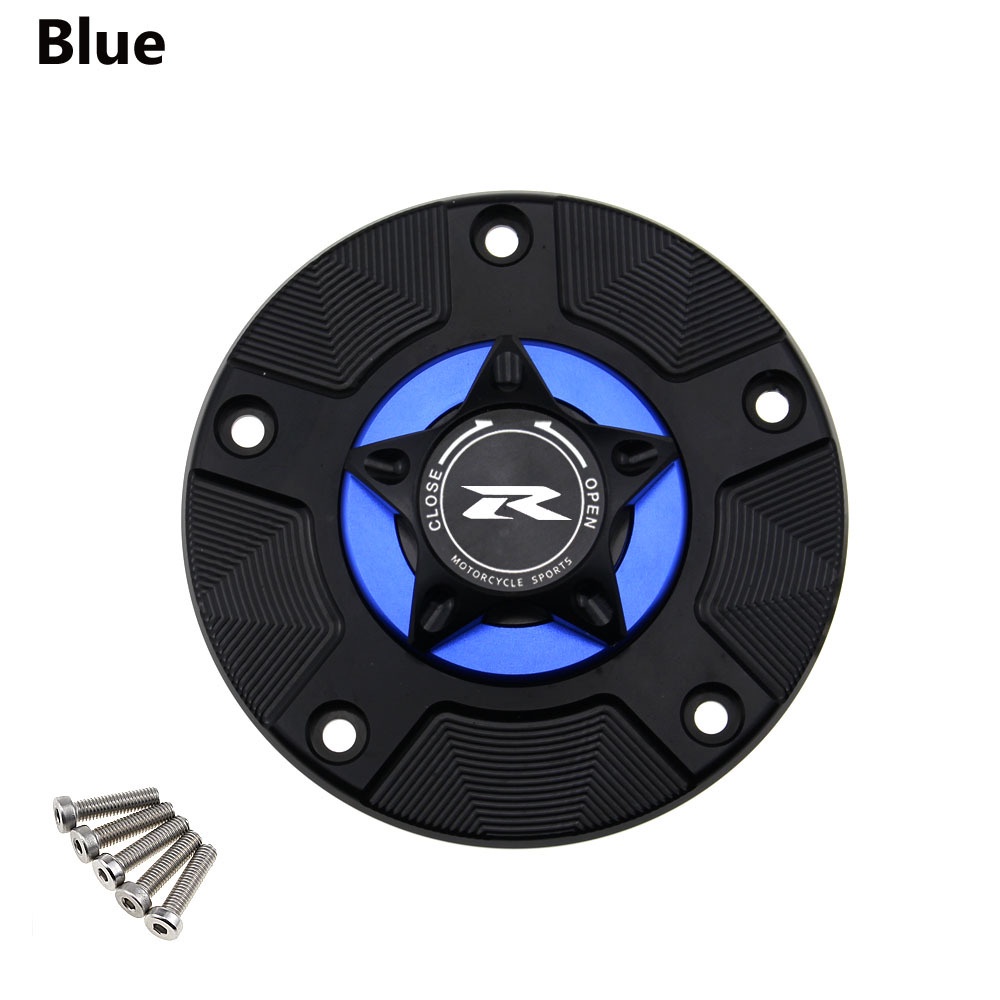 Nắp đậy bình xăng 5 lỗ cho xe mô tô SUZUKI GSXR GSX-S GSX-R 150 600 750 1000 1300 gs rx150 gs-rx150