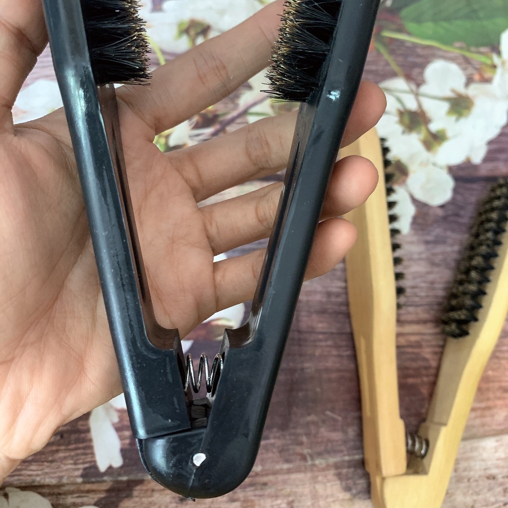 LƯỢC KẸP GỖ KẸP TÓC KHI DUỖI
