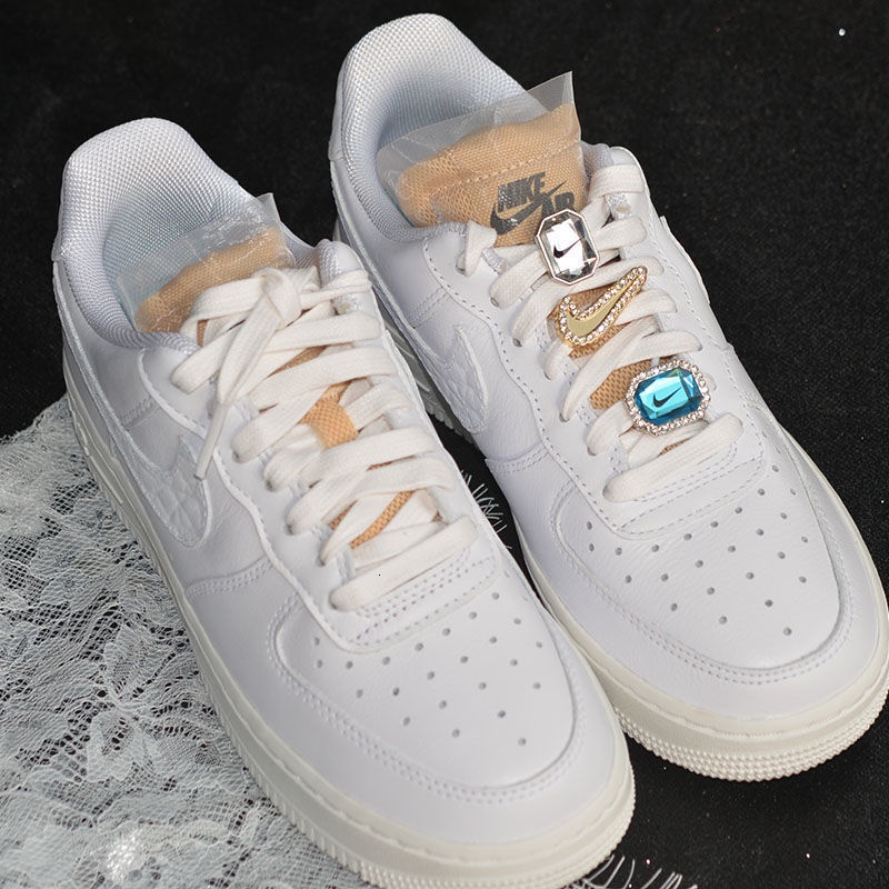 Chốt khóa dây giày đính đá kim cương giả toàn bộ dành cho AF1 air force No.1