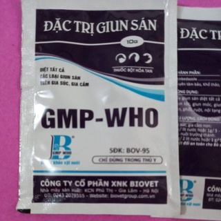 Giun sán gia súc gia cầm 10g