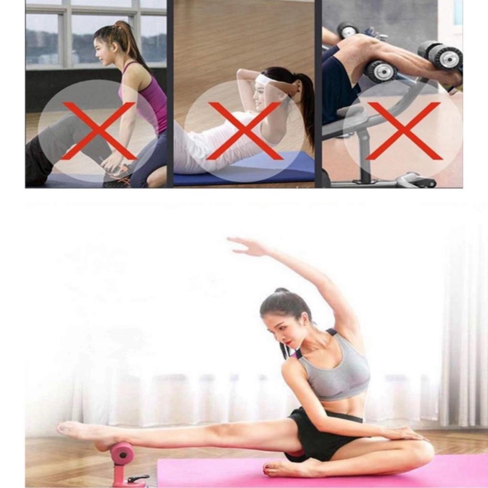 Dụng cụ chữ T tập cơ bụng, dụng cụ tập cơ bụng chữ T đa năng tại nhà có đế hút chân không giảm vòng eo tăng cơ bụng sasa