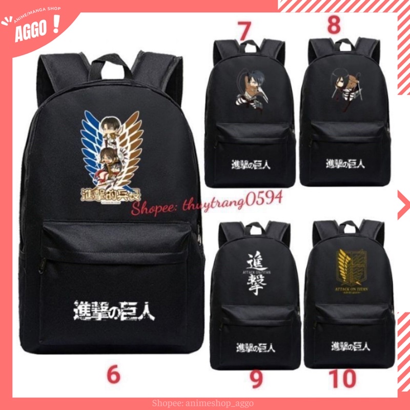 Balo Đi Học Anime Attack on Titan Cực HOT