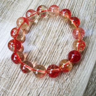 Vòng tay ưu linh đỏ 12mm