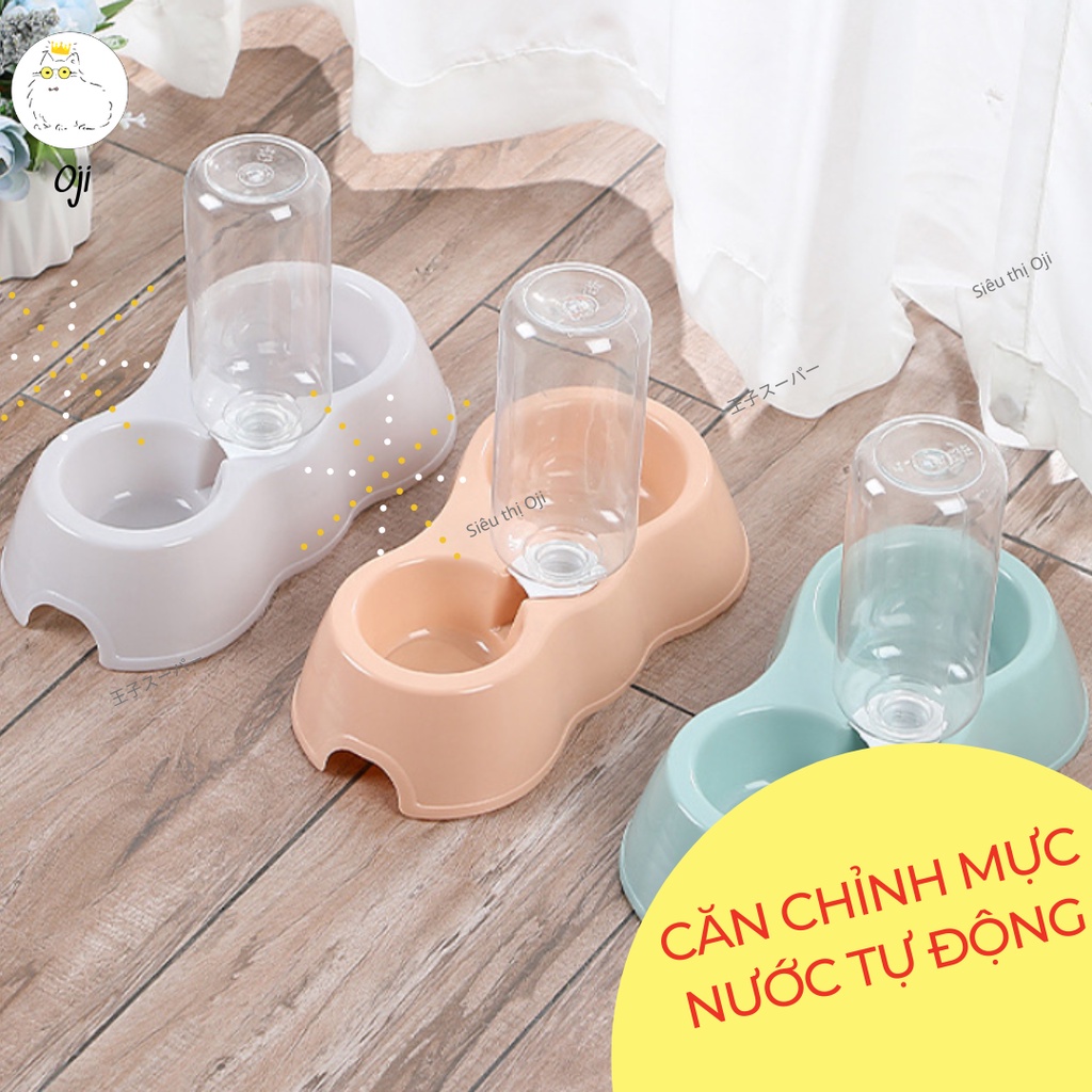 Bát Ăn Cho Chó Mèo Bát Nhựa Kèm Bình Nước