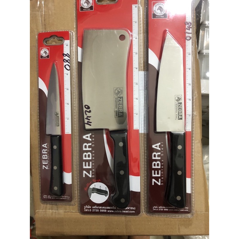 Bộ 3 Dao Nhà Bếp Inox 304 Không Gỉ Zebra Nhập Khẩu Thái Lan 02