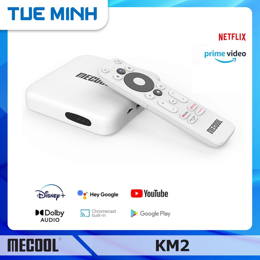 Android TV Box Mecool KM2 - Netflix 4K, AndroidTV 10 CE