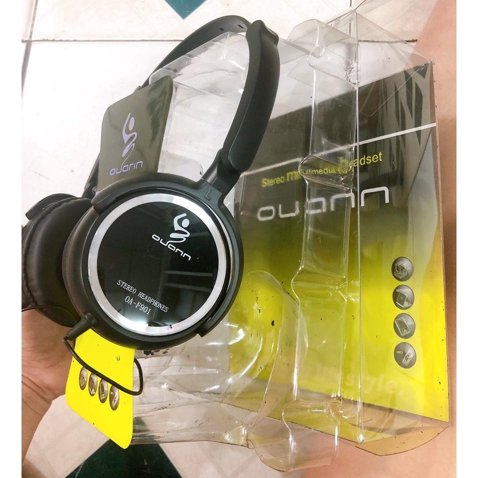 Tai Nghe Game Ovann F901 dùng cho đt, laptop- Cổng cắm 3.5mm- Hàng Chính Hãng