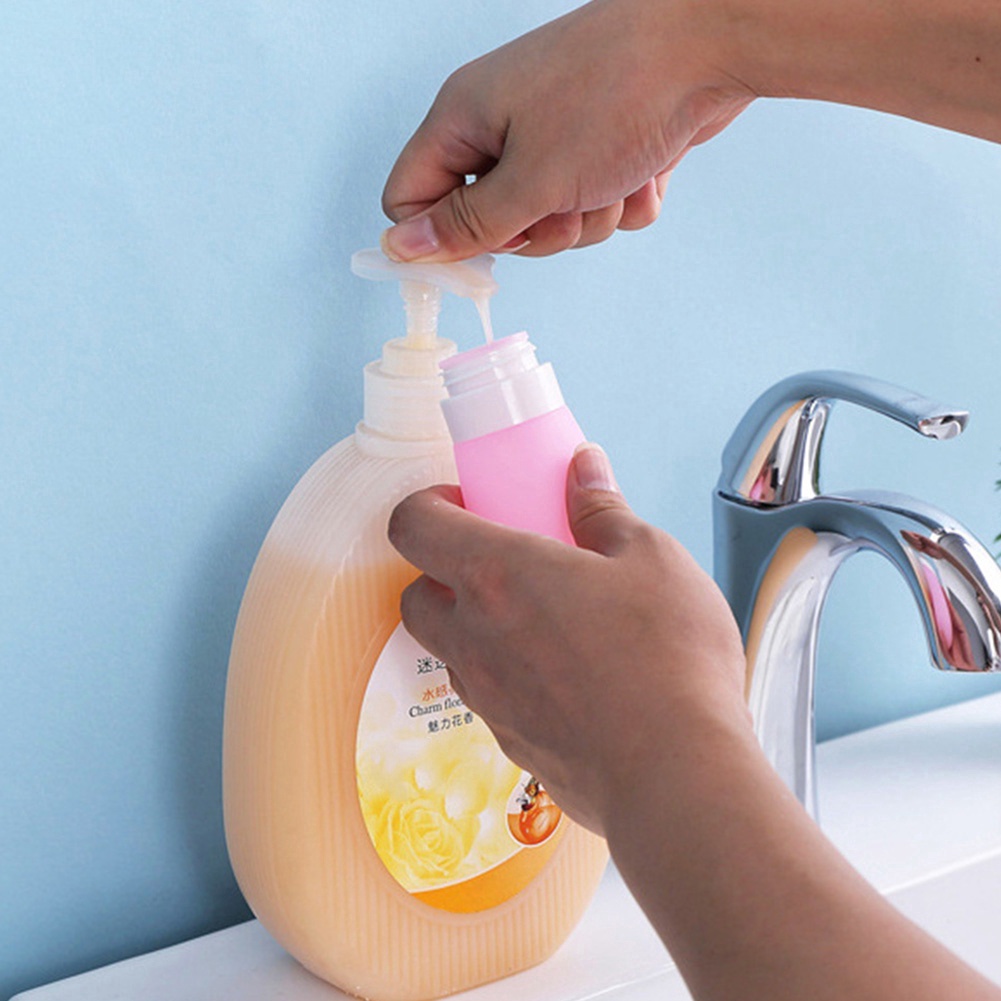 Chai Chiết Mỹ Phẩm / Dầu Gội Du Lịch Bằng Silicon Mềm 5 Màu Tùy Chọn