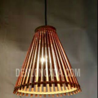 Chao đèn nơm khum bằng tre trang trí đẹp mà rẻ