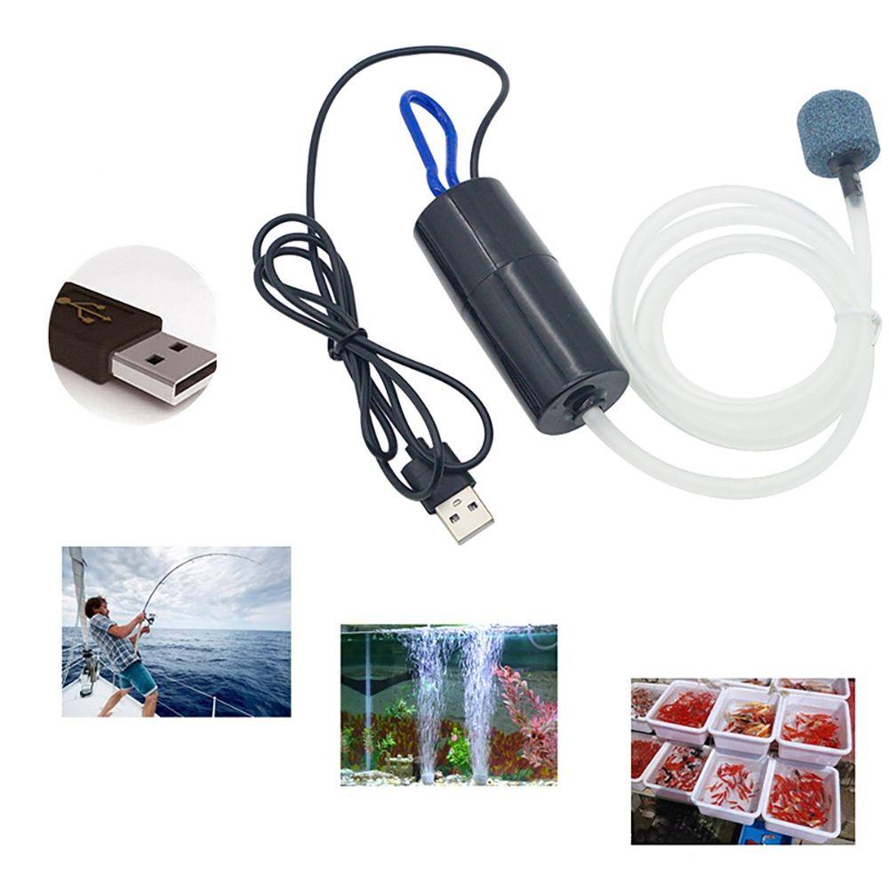 Máy Bơm Oxy Mini 5v 1W Tiết Kiệm Năng Lượng Cho Bể Cá