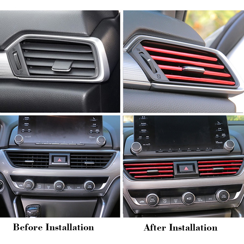 Set 10 Dải 20cm Hình Chữ U Thông Dụng Trang Trí Điều Hòa Xe Hơi