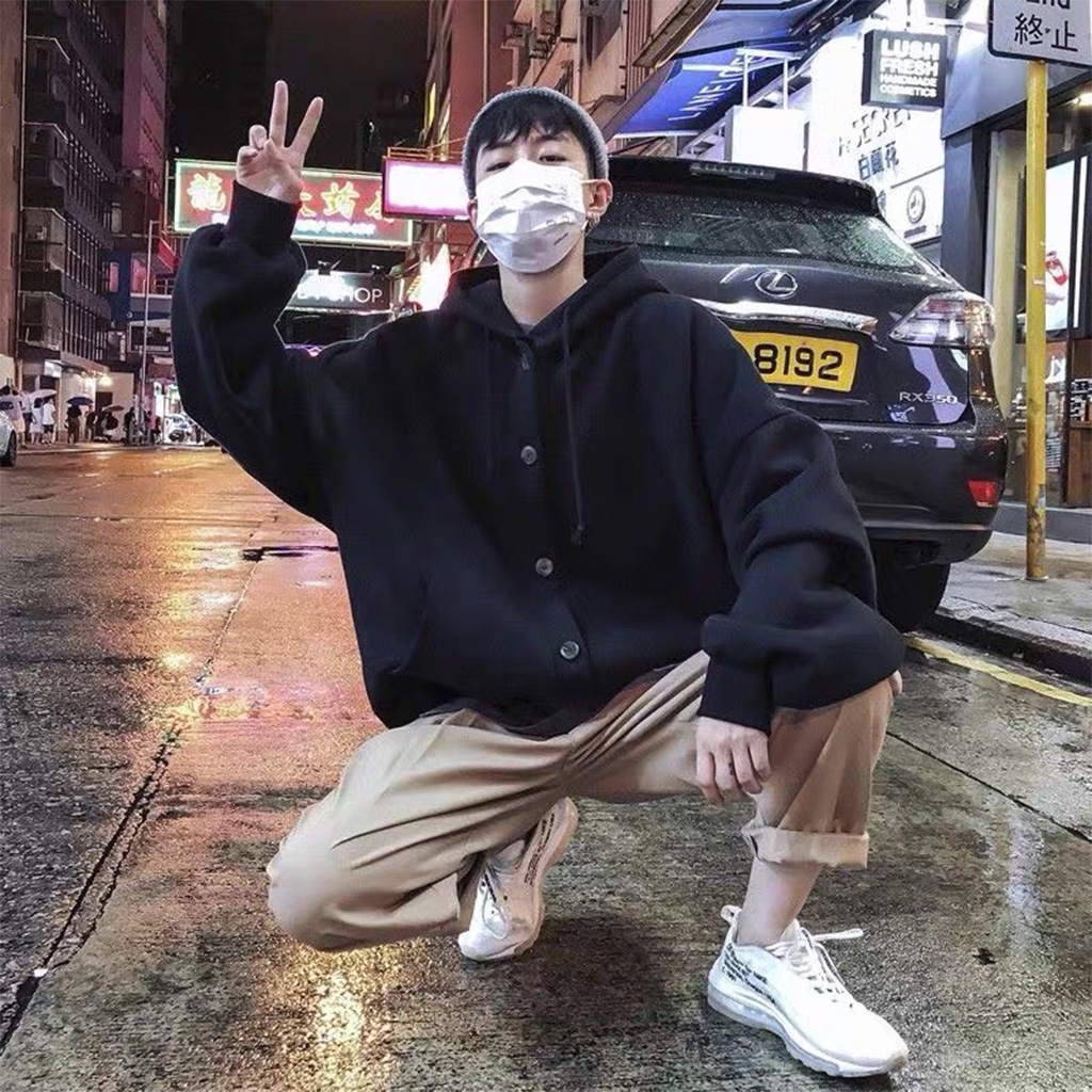 [Ảnh Thật] Áo KHOÁC NÚT Ulzzang Unisex TGMN