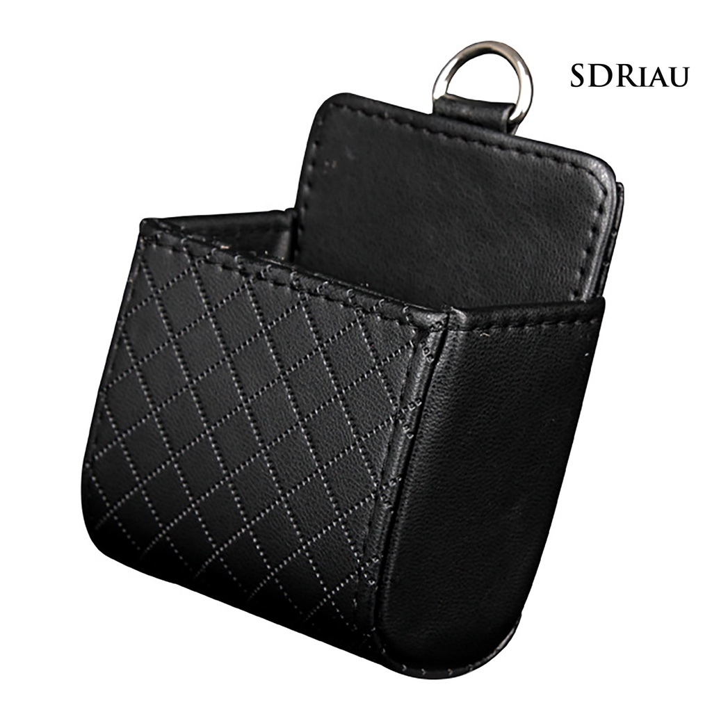 Hộp đựng gắn khe điều hòa xe hơi bằng da sắp xếp gọn gàng tiện dụng