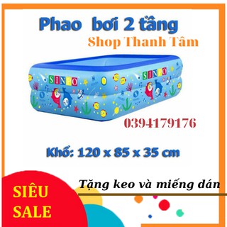 Bể bơi cao cấp 120*85*35cm cho bé(sỉ giá tốt)