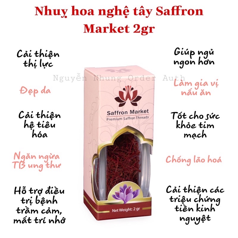 [Cam Kết Chính Hãng ] Nhuỵ Hoa Nghệ Tây Saffron Úc 1G ( mua 1 tặng 1 )