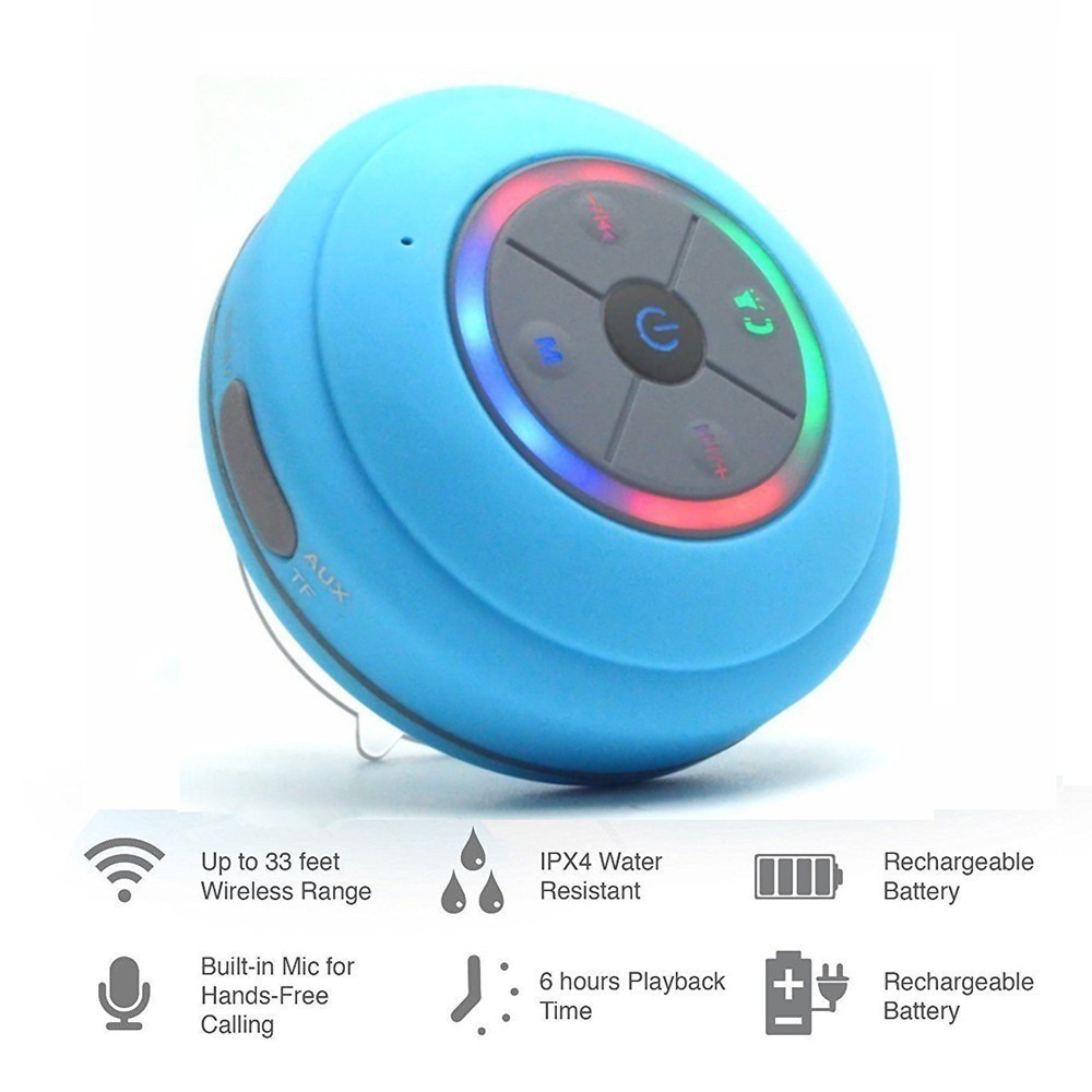 Loa Bluetooth 4.0 không dây chống nước có đài FM và đài FM