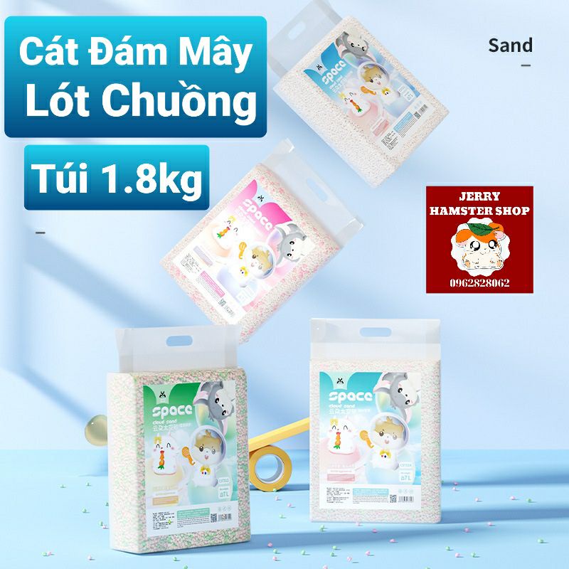 [Jonsanty]Cát đám mây hương Vani lót chuồng cho hamster và thú cưng nhỏ