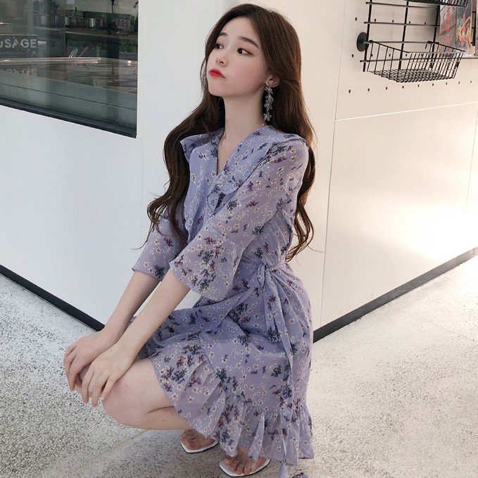 Đầm Váy Hoa Nhí Moran Ulzzang - New arrival 2019 | BigBuy360 - bigbuy360.vn