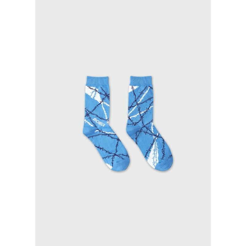 THORN SOCKS/ OCEAN BLUE