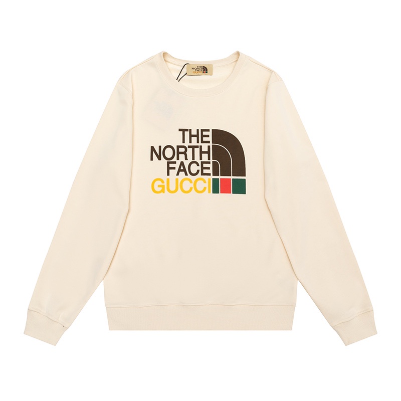 THE NORTH FACE Gucci Áo Sweater Cổ Tròn Thời Trang Cho Nam Nữ