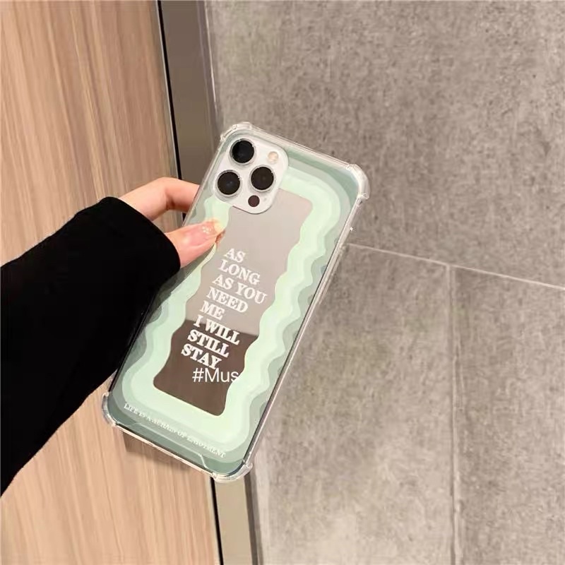 Ốp lưng iphone gương  bảo vệ camera 7/7plus/8/8 plus/x/xs/xsmax/11/11pro/11 promax/12promax YT Phone Case