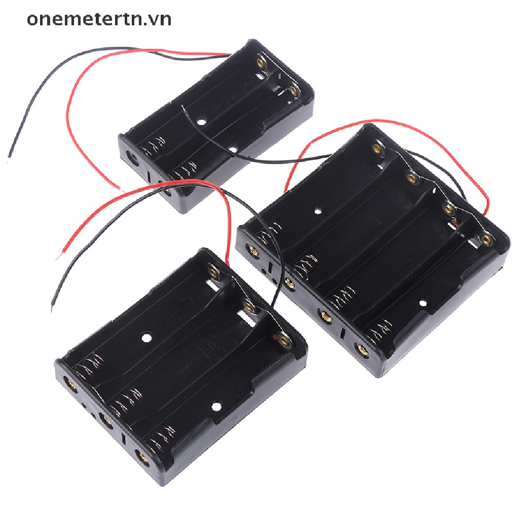【onemetertn】 1PC Li-ion Plastic Battery Storage Case Cover Holder for 2/3/4x3.7V 18650 DIY 【VN】